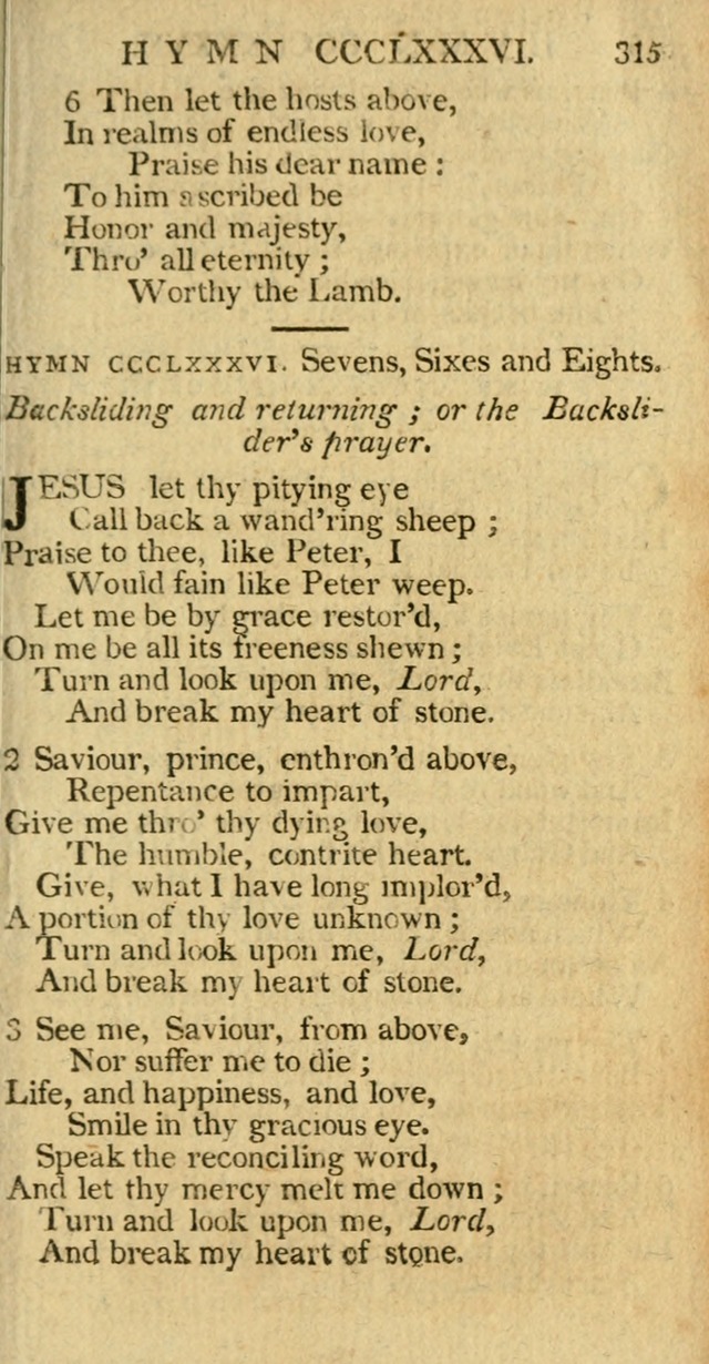 The Hartford Selection of Hymns from the most approved authors to which are added, a number never before published. page 332