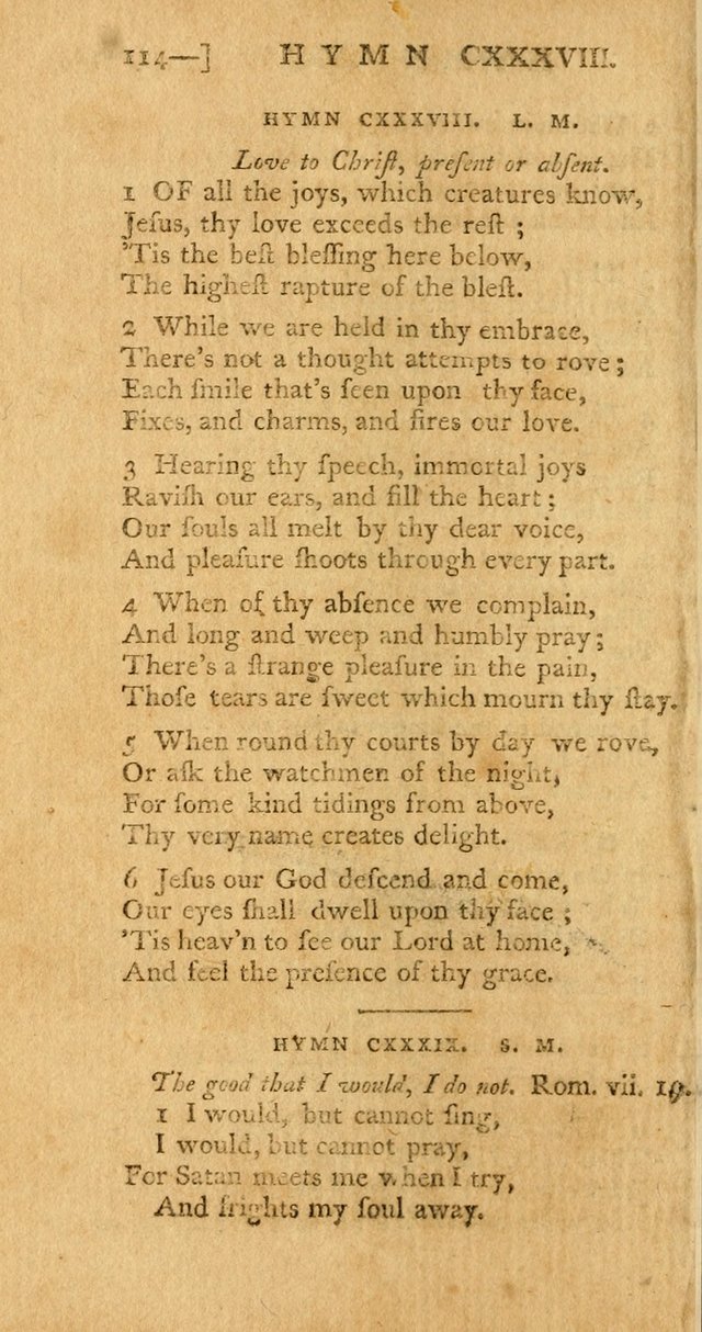 The Hartford Selection of Hymns from the Most Approved Authors: to which are added a number never before published page 119