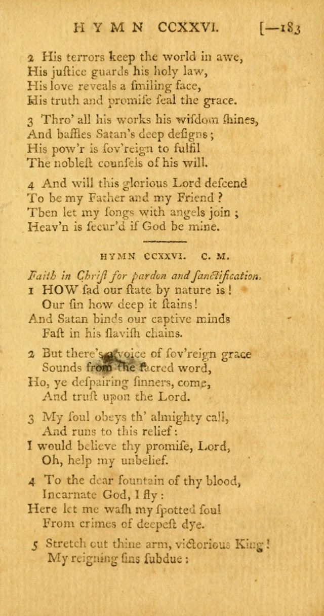 The Hartford Selection of Hymns from the Most Approved Authors: to which are added a number never before published page 188