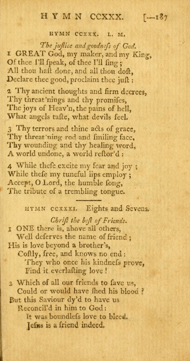 The Hartford Selection of Hymns from the Most Approved Authors: to which are added a number never before published page 192