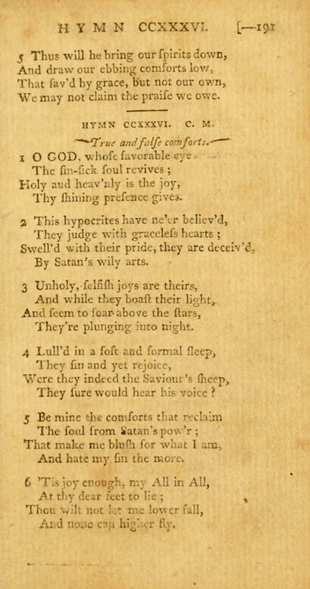 The Hartford Selection of Hymns from the Most Approved Authors: to which are added a number never before published page 196