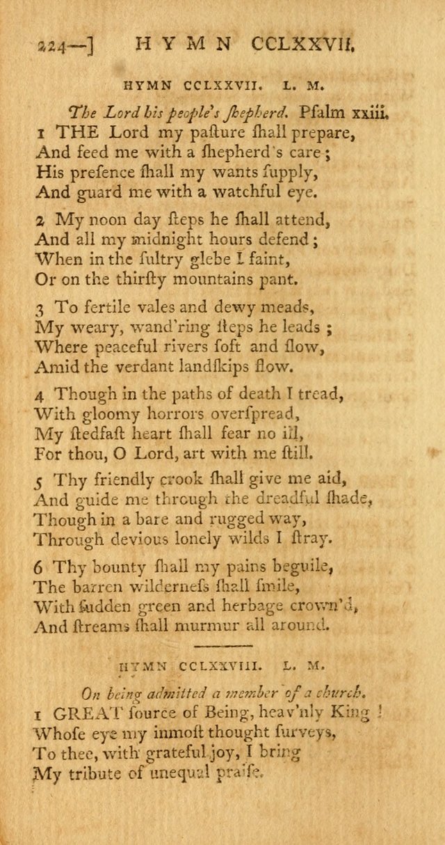 The Hartford Selection of Hymns from the Most Approved Authors: to which are added a number never before published page 229