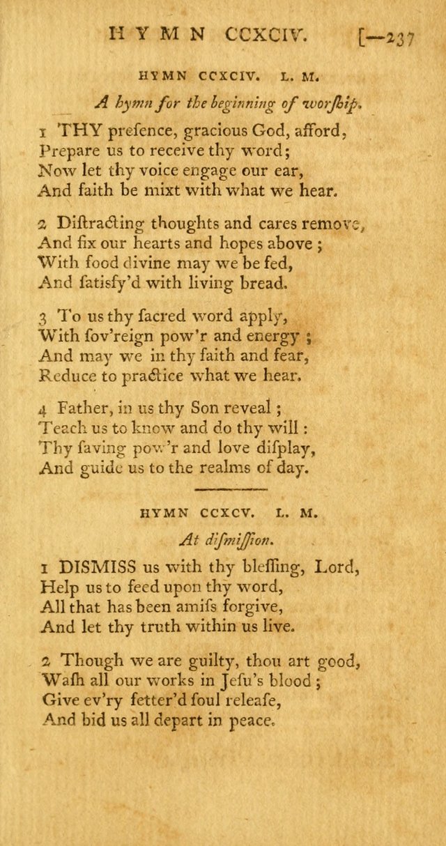 The Hartford Selection of Hymns from the Most Approved Authors: to which are added a number never before published page 242