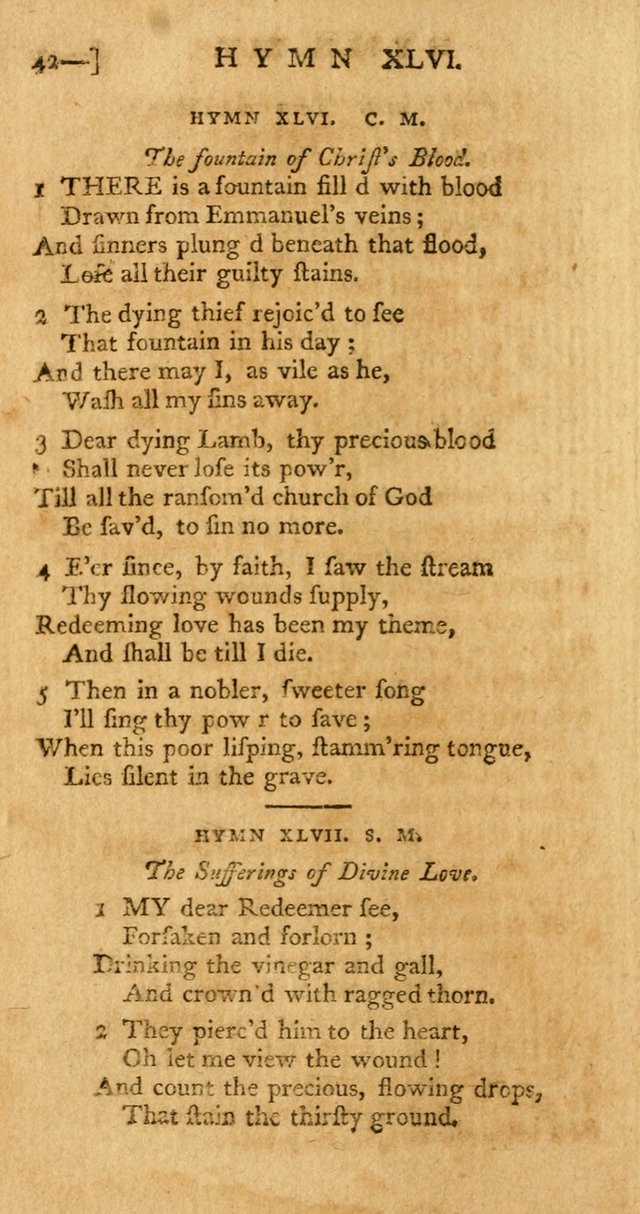 The Hartford Selection of Hymns from the Most Approved Authors: to which are added a number never before published page 47