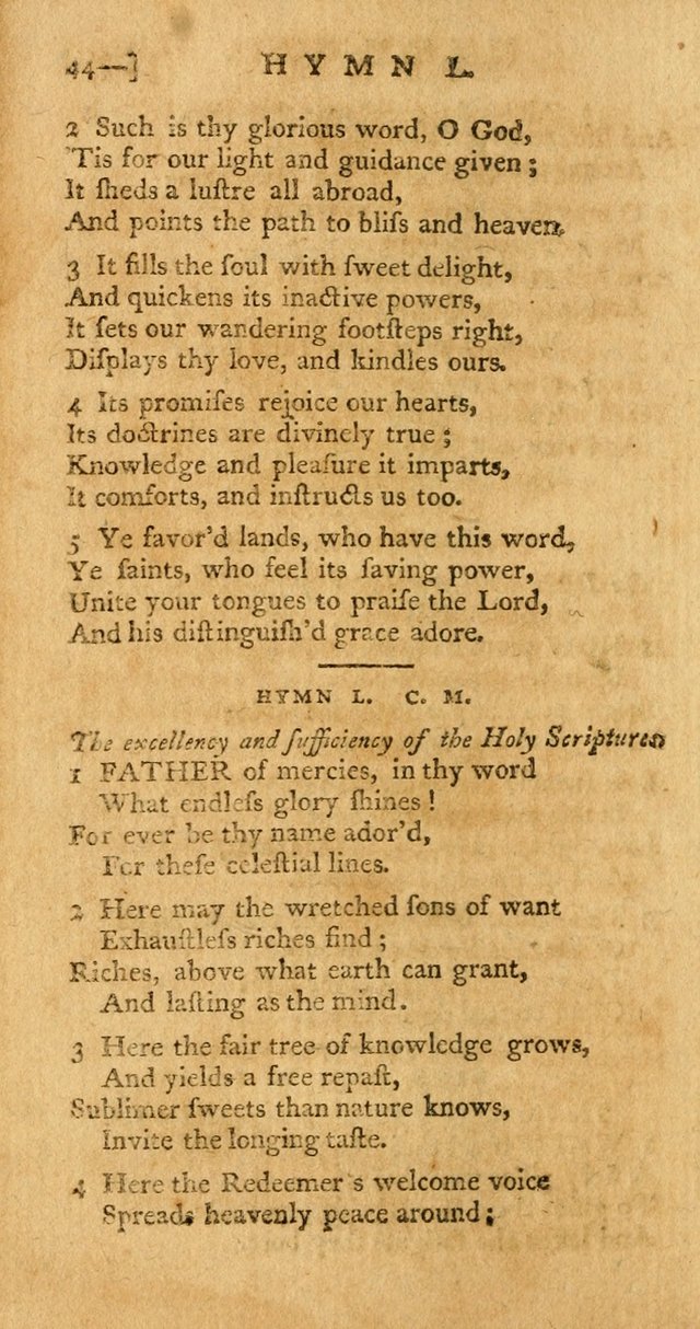 The Hartford Selection of Hymns from the Most Approved Authors: to which are added a number never before published page 49