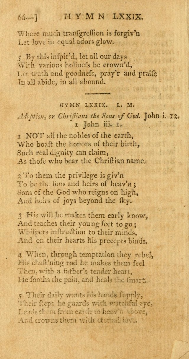 The Hartford Selection of Hymns from the Most Approved Authors: to which are added a number never before published page 71