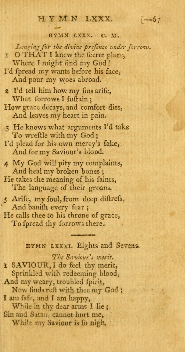 The Hartford Selection of Hymns from the Most Approved Authors: to which are added a number never before published page 72