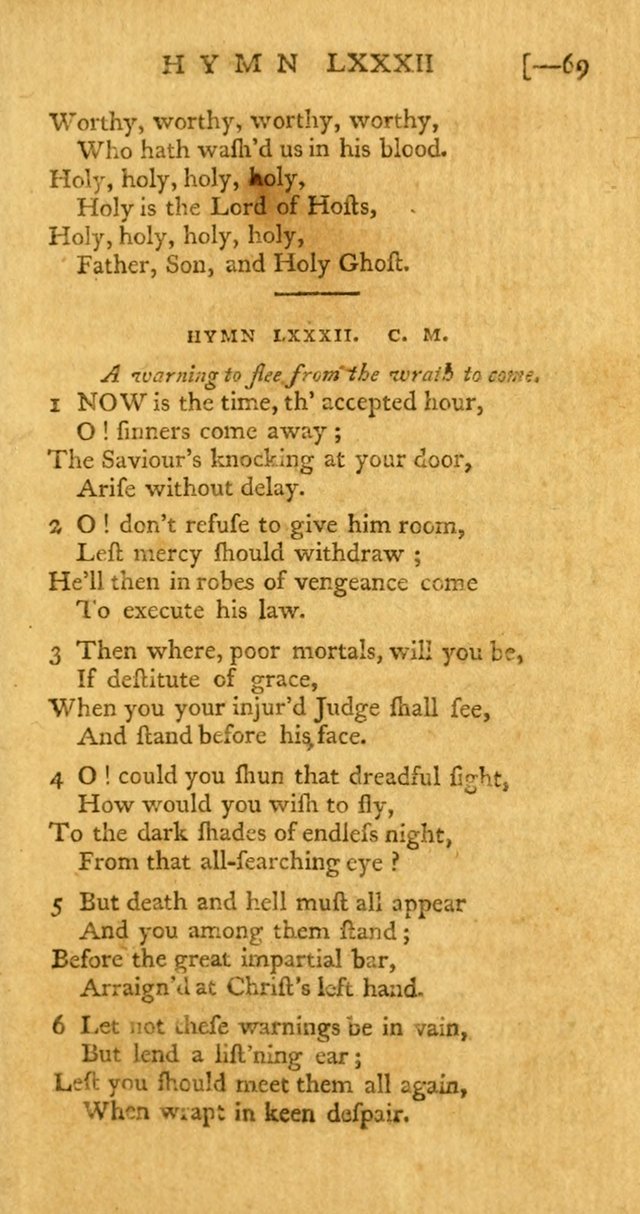 The Hartford Selection of Hymns from the Most Approved Authors: to which are added a number never before published page 74