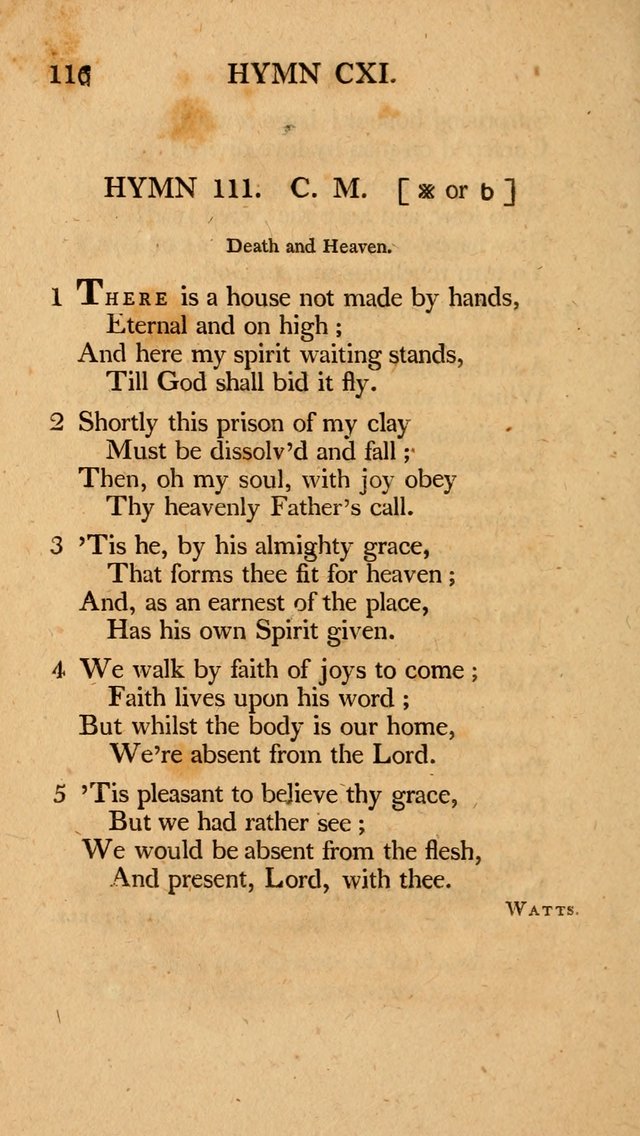 Hymns, Selected from the Most Approved Authors, for the use of Trinity Church, Boston page 117