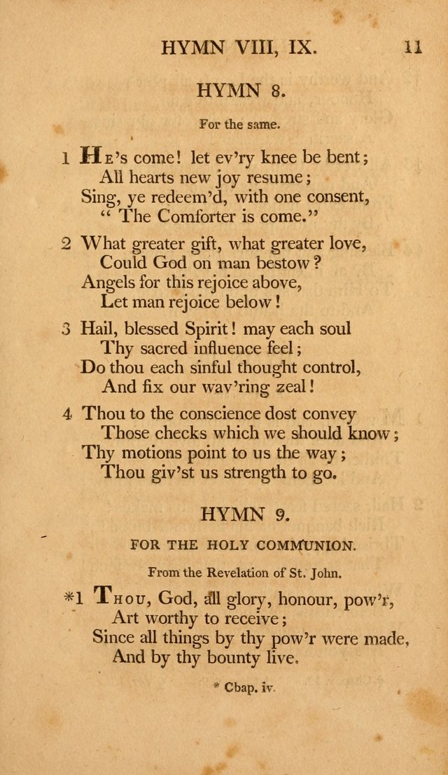 Hymns, Selected from the Most Approved Authors, for the use of Trinity Church, Boston page 12