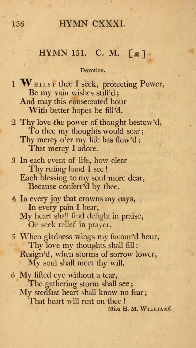 Hymns, Selected from the Most Approved Authors, for the use of Trinity Church, Boston page 137