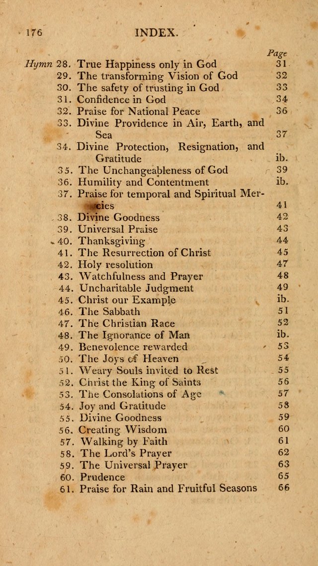 Hymns, Selected from the Most Approved Authors, for the use of Trinity Church, Boston page 177