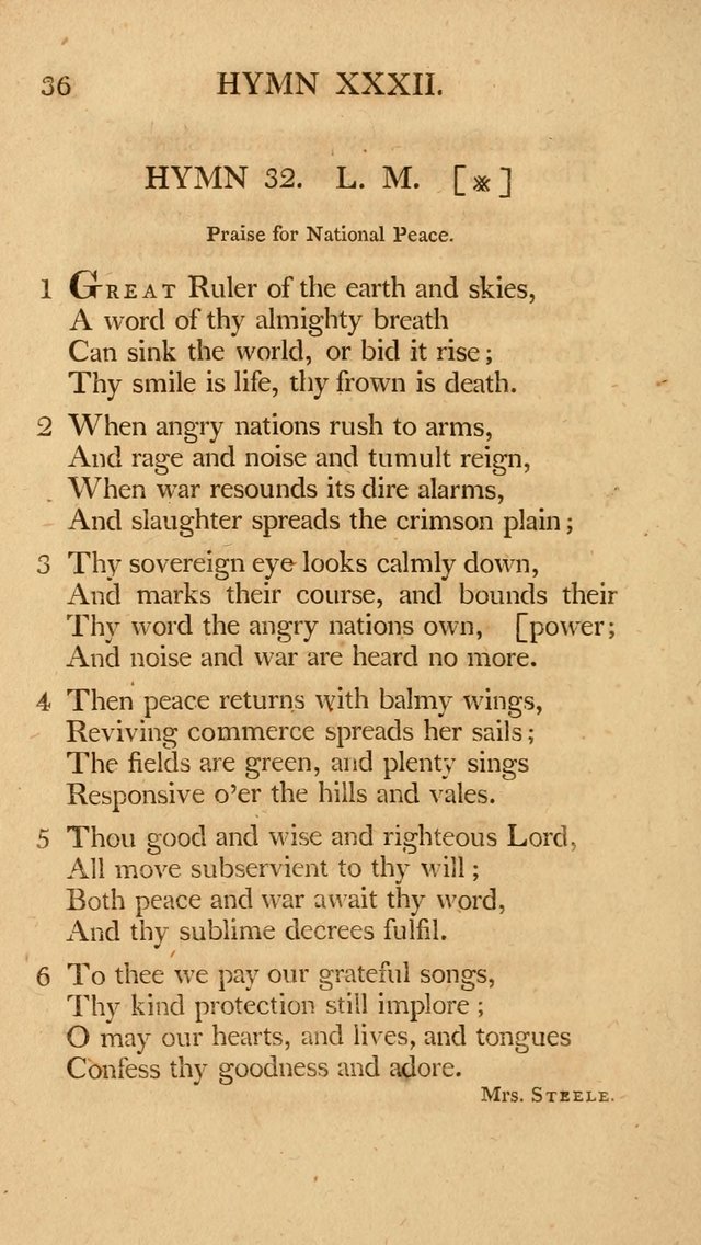 Hymns, Selected from the Most Approved Authors, for the use of Trinity Church, Boston page 37