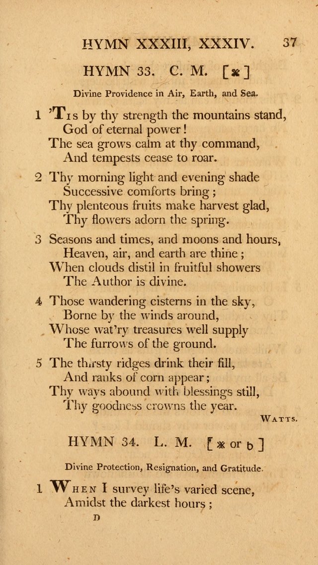 Hymns, Selected from the Most Approved Authors, for the use of Trinity Church, Boston page 38