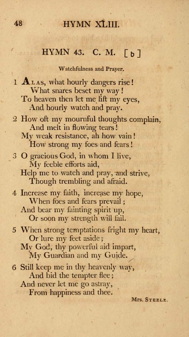 Hymns, Selected from the Most Approved Authors, for the use of Trinity Church, Boston page 49