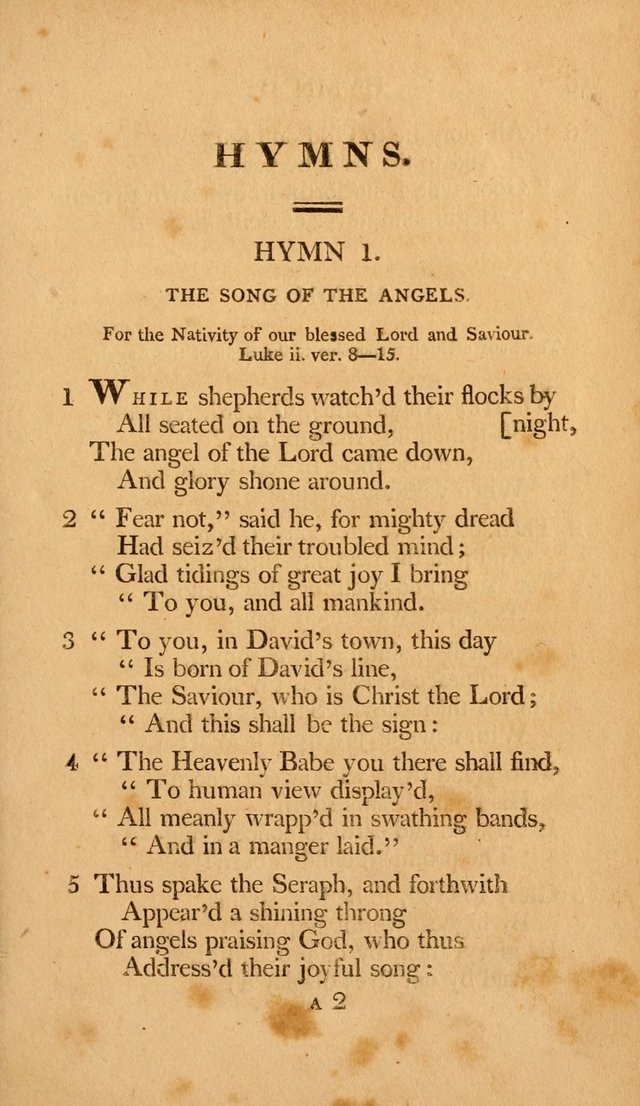 Hymns, Selected from the Most Approved Authors, for the use of Trinity Church, Boston page 6