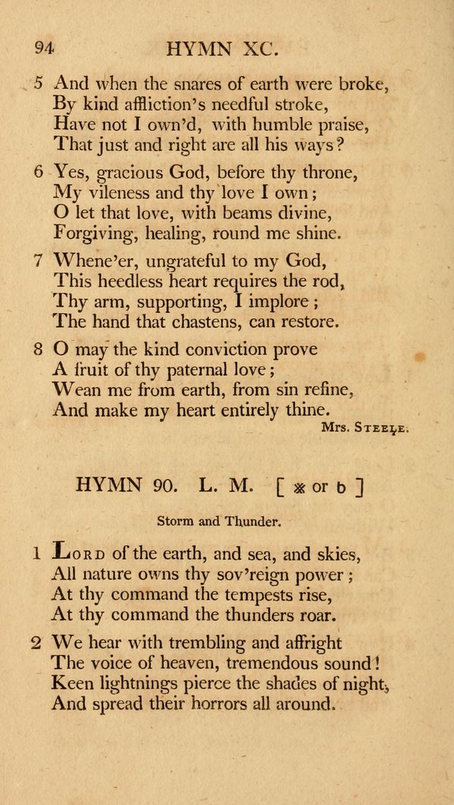 Hymns, Selected from the Most Approved Authors, for the use of Trinity Church, Boston page 95