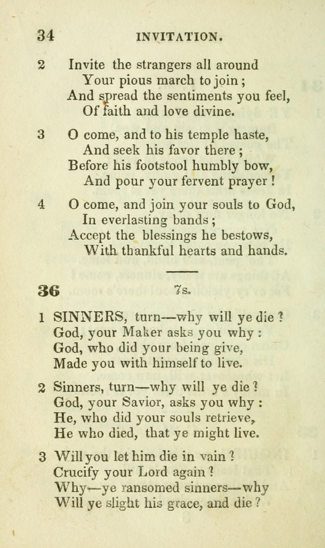 Hymns for Social Meetings page 34