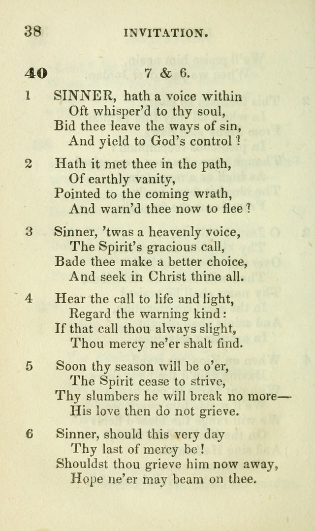 Hymns for Social Meetings page 38