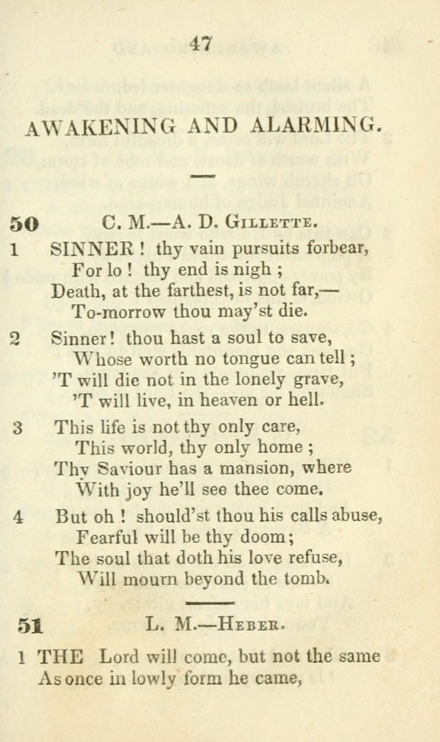 Hymns for Social Meetings page 47
