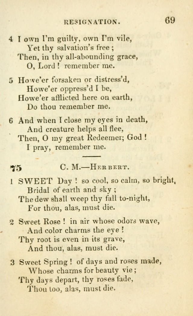 Hymns for Social Meetings page 69