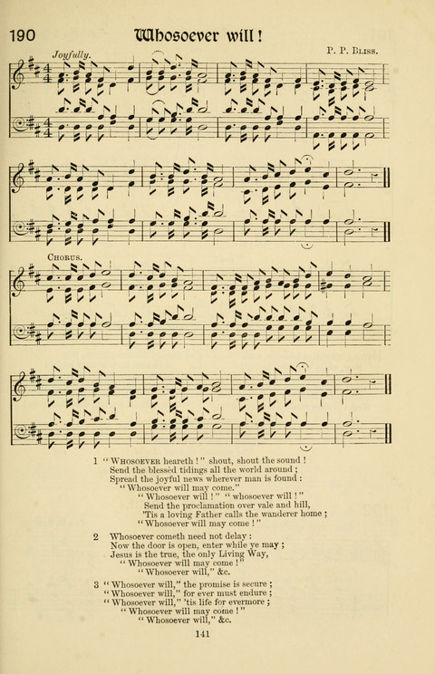 Hymns and Songs: for Mission Services and Conventions, with tunes (Enlarged ed.) page 141