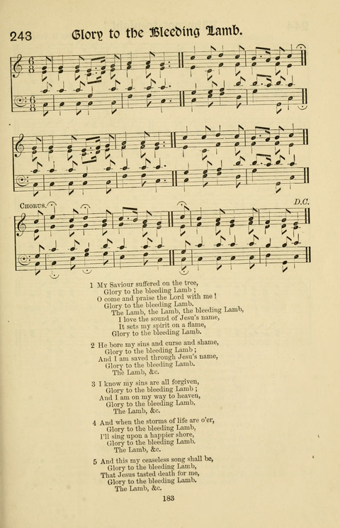 Hymns and Songs: for Mission Services and Conventions, with tunes (Enlarged ed.) page 183