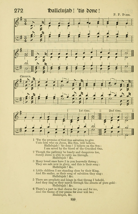 Hymns and Songs: for Mission Services and Conventions, with tunes (Enlarged ed.) page 210