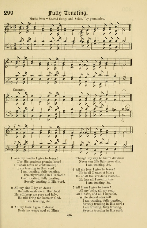 Hymns and Songs: for Mission Services and Conventions, with tunes (Enlarged ed.) page 235