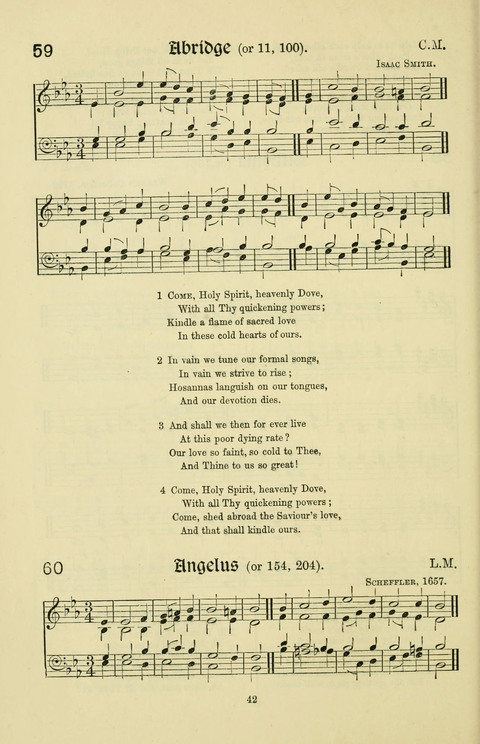 Hymns and Songs: for Mission Services and Conventions, with tunes (Enlarged ed.) page 42