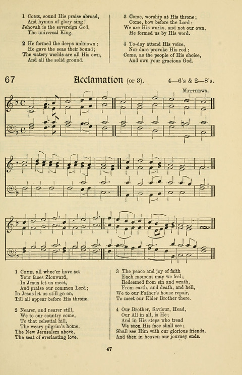 Hymns and Songs: for Mission Services and Conventions, with tunes (Enlarged ed.) page 47