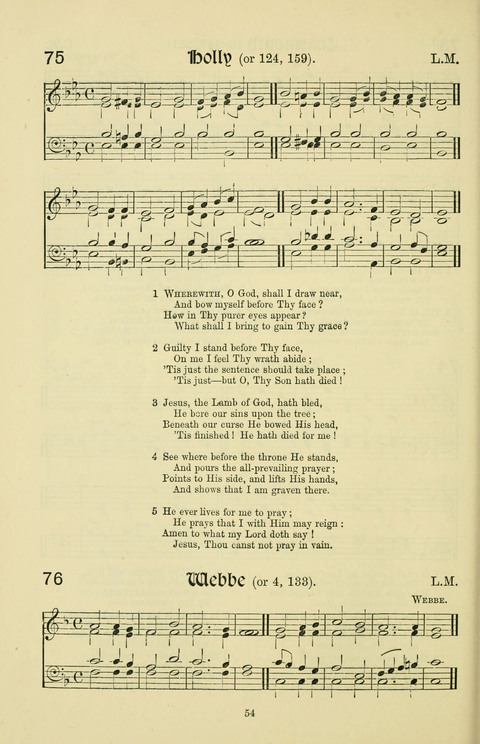 Hymns and Songs: for Mission Services and Conventions, with tunes (Enlarged ed.) page 54