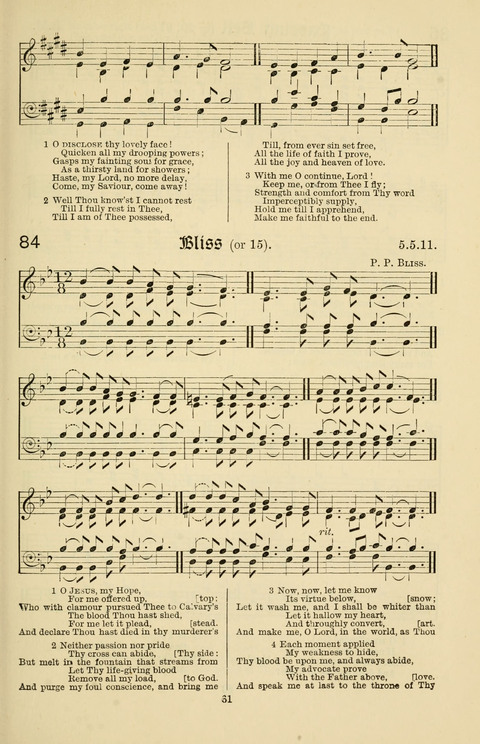 Hymns and Songs: for Mission Services and Conventions, with tunes (Enlarged ed.) page 61