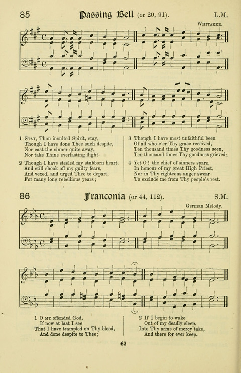 Hymns and Songs: for Mission Services and Conventions, with tunes (Enlarged ed.) page 62