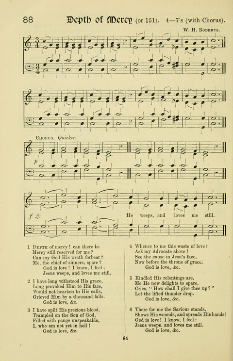 Hymns and Songs: for Mission Services and Conventions, with tunes (Enlarged ed.) page 64