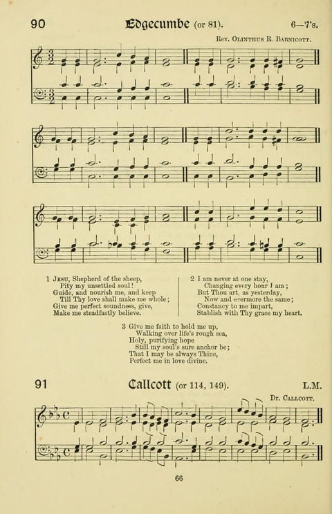 Hymns and Songs: for Mission Services and Conventions, with tunes (Enlarged ed.) page 66