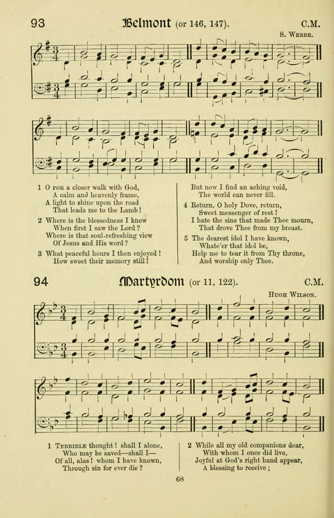 Hymns and Songs: for Mission Services and Conventions, with tunes (Enlarged ed.) page 68