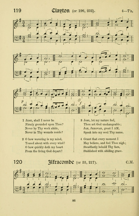 Hymns and Songs: for Mission Services and Conventions, with tunes (Enlarged ed.) page 86