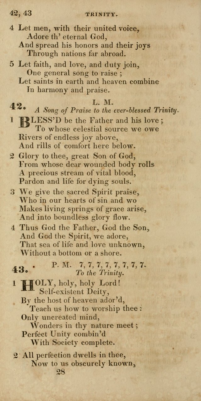 Hymns, Selected and Original, for Public and Private Worship page 28