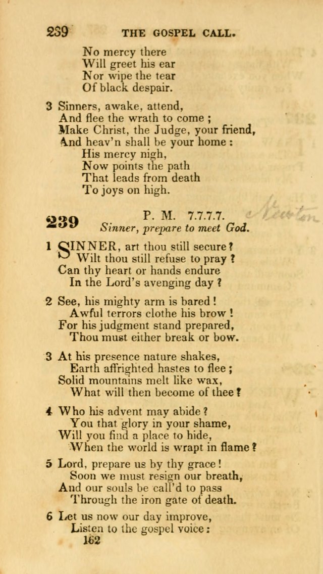 Hymns: selected and original, for public and private worship (30th ed.) page 162