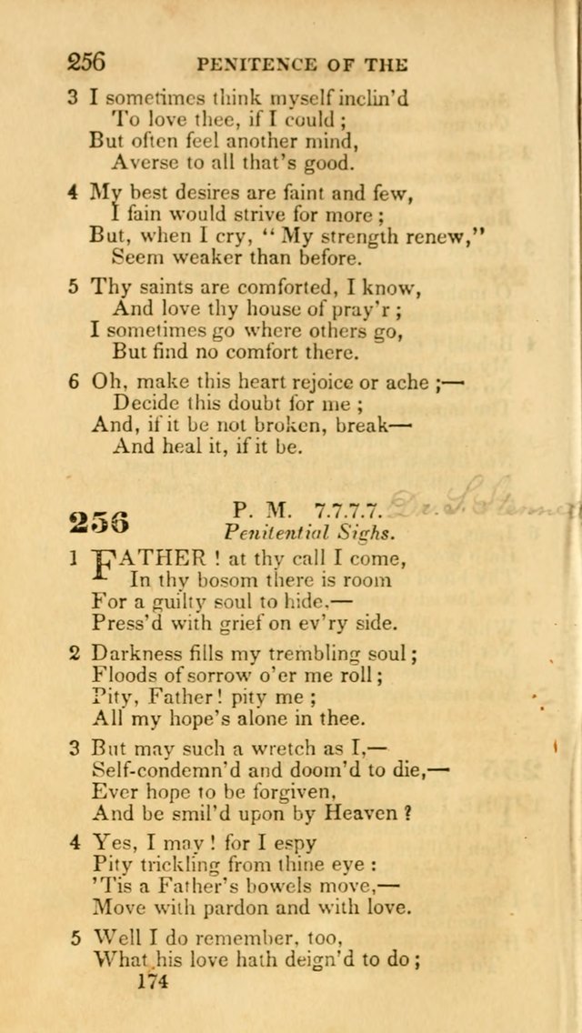 Hymns: selected and original, for public and private worship (30th ed.) page 174