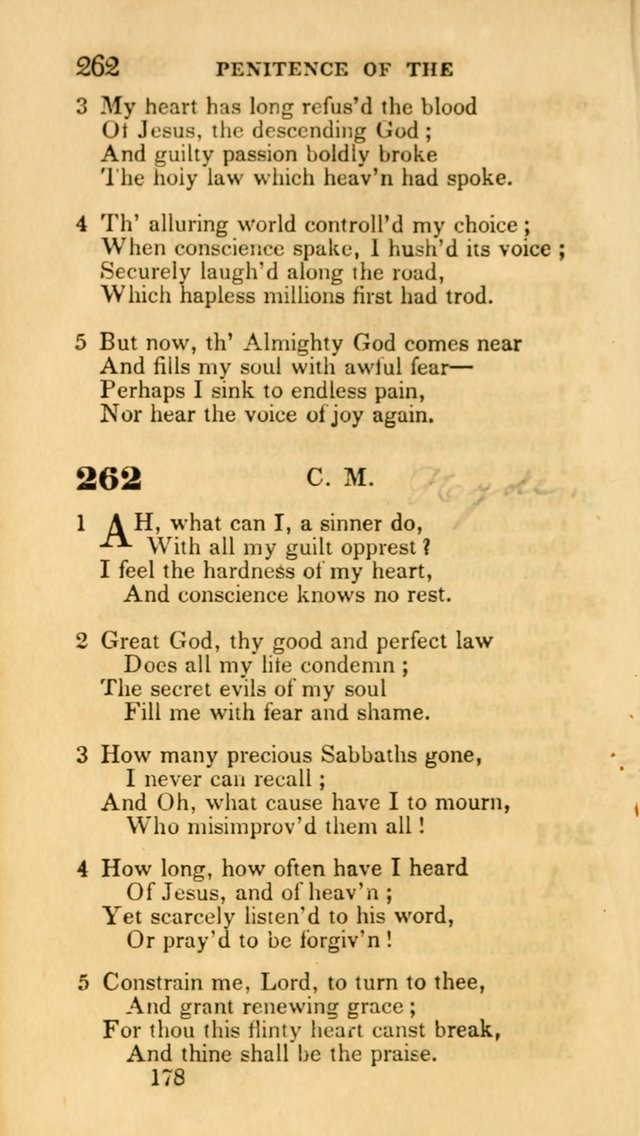 Hymns: selected and original, for public and private worship (30th ed.) page 178