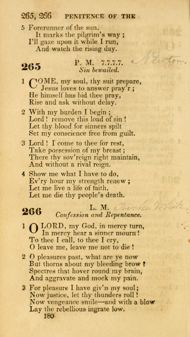 Hymns: selected and original, for public and private worship (30th ed.) page 180