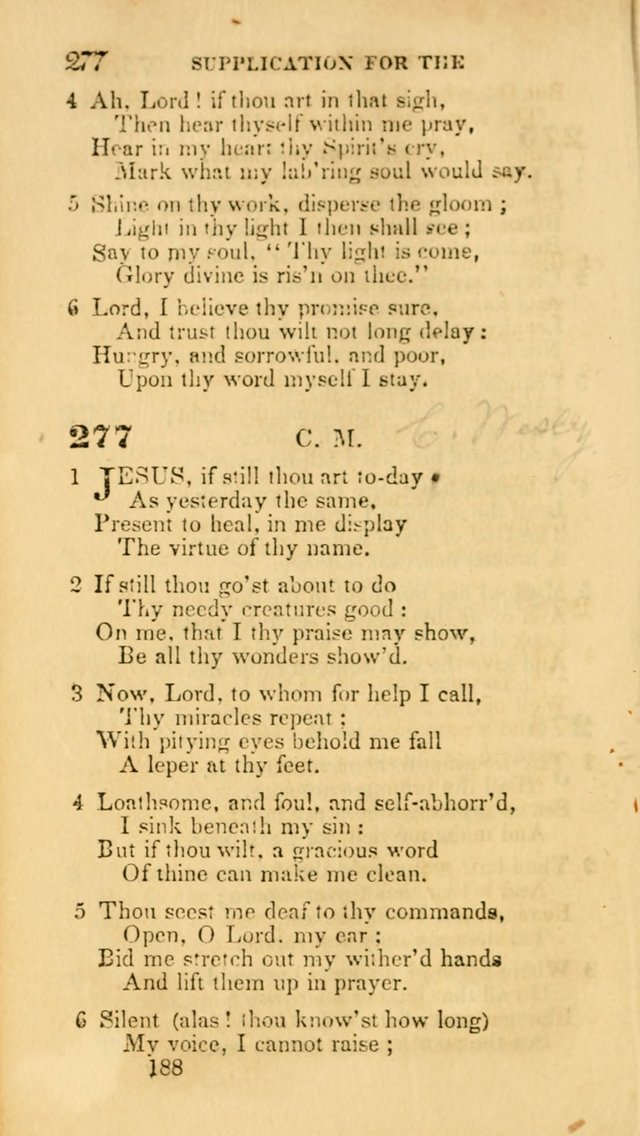 Hymns: selected and original, for public and private worship (30th ed.) page 188