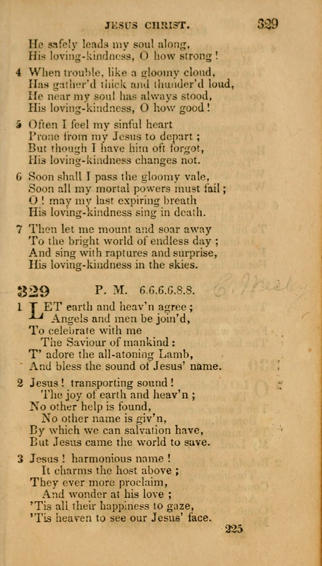 Hymns: selected and original, for public and private worship (30th ed.) page 225