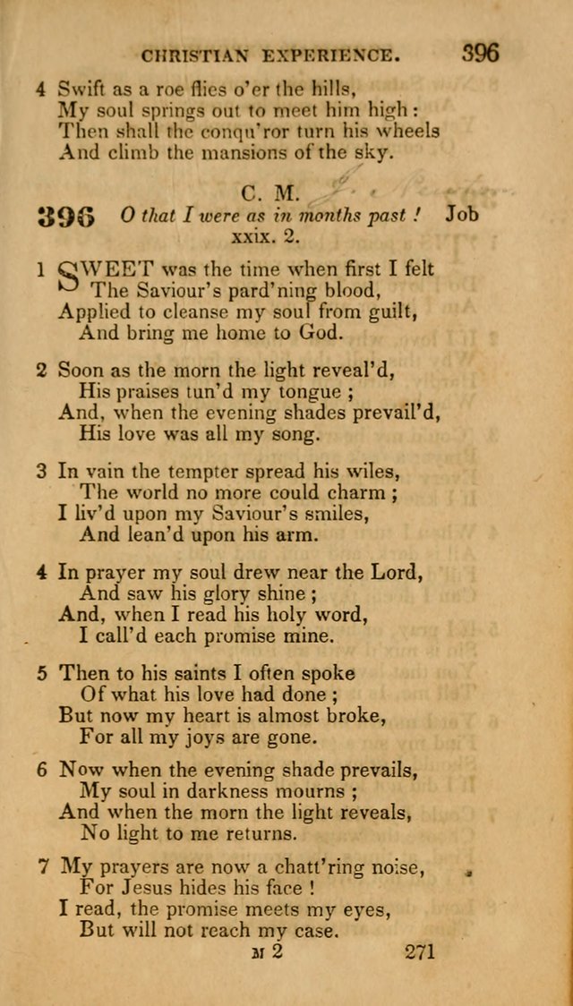 Hymns: selected and original, for public and private worship (30th ed.) page 271