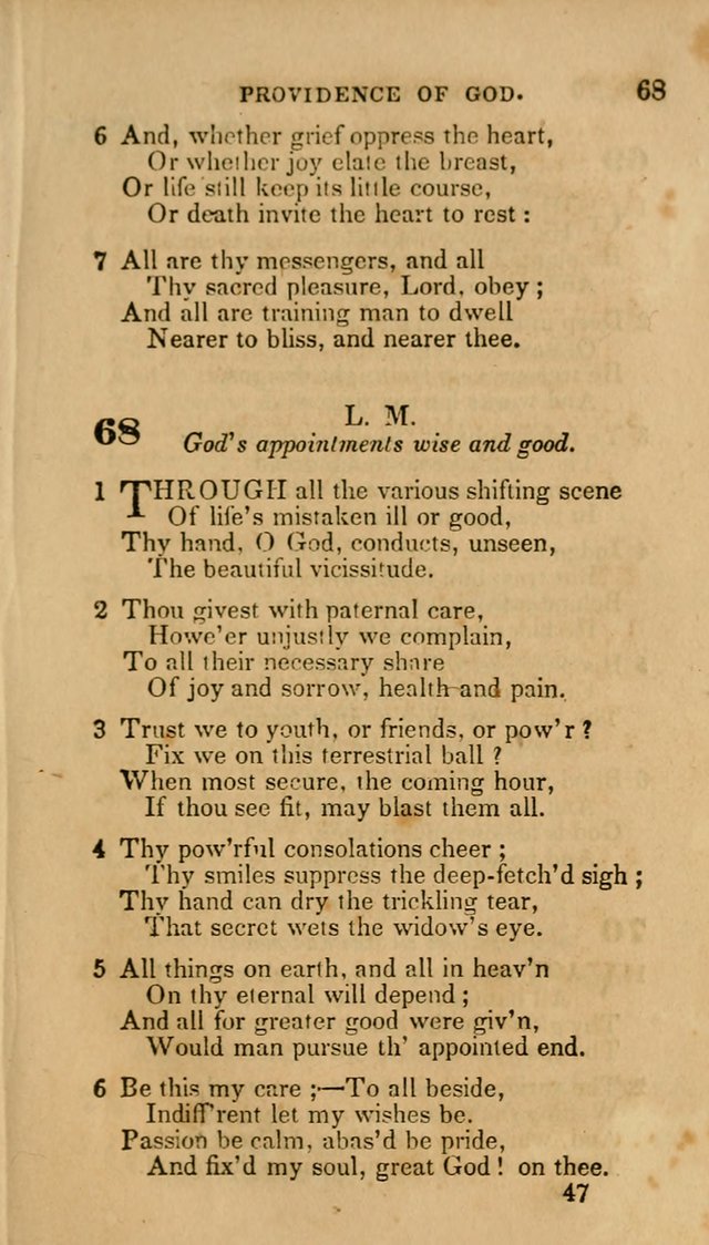 Hymns: selected and original, for public and private worship (30th ed.) page 47