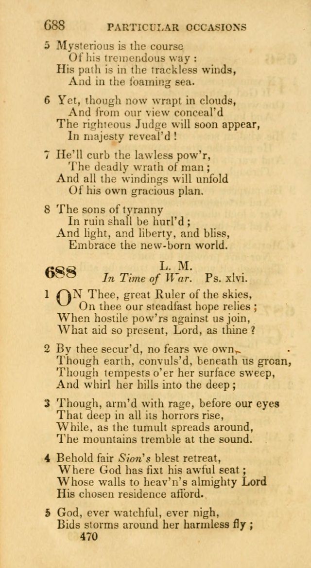 Hymns: selected and original, for public and private worship (30th ed.) page 470