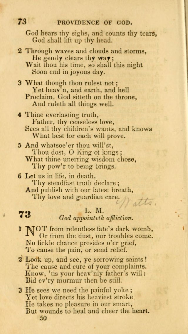 Hymns: selected and original, for public and private worship (30th ed.) page 50