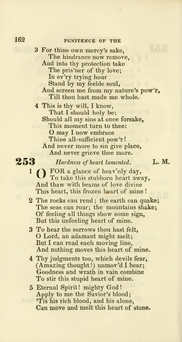 Hymns: selected and original, for public and private worship (60th ed., 1st rev. ed.) page 162